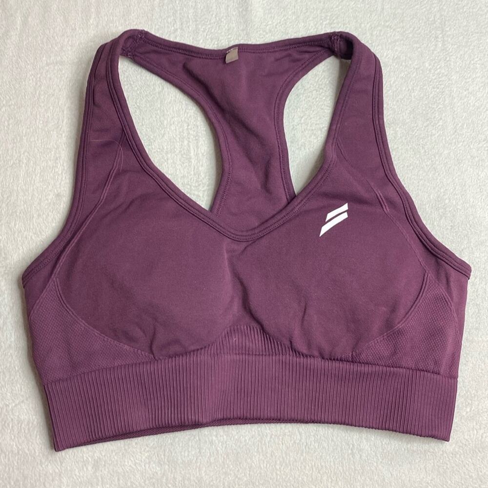 Doyoueven Maroon sports bra size large